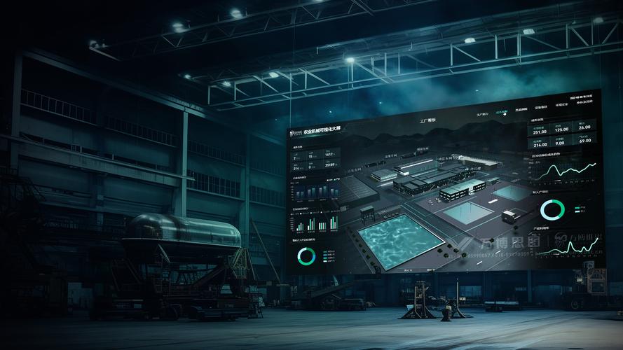 农业机械工厂数字孪生项目 数据可视化、交互设计与HTML5开发
